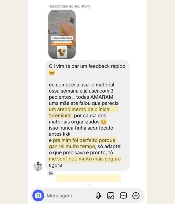 depoimentos site nutri - imagens